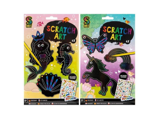 Creative Craft Group Scratch art - animals