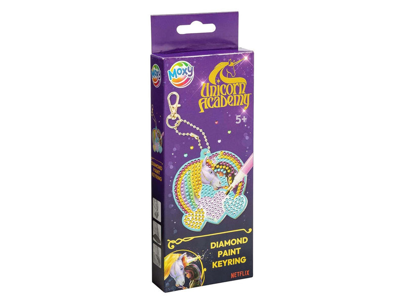 Creative Craft Group Unicorn Academy Diamond Painting Keychain - 20.5x7.5 cm