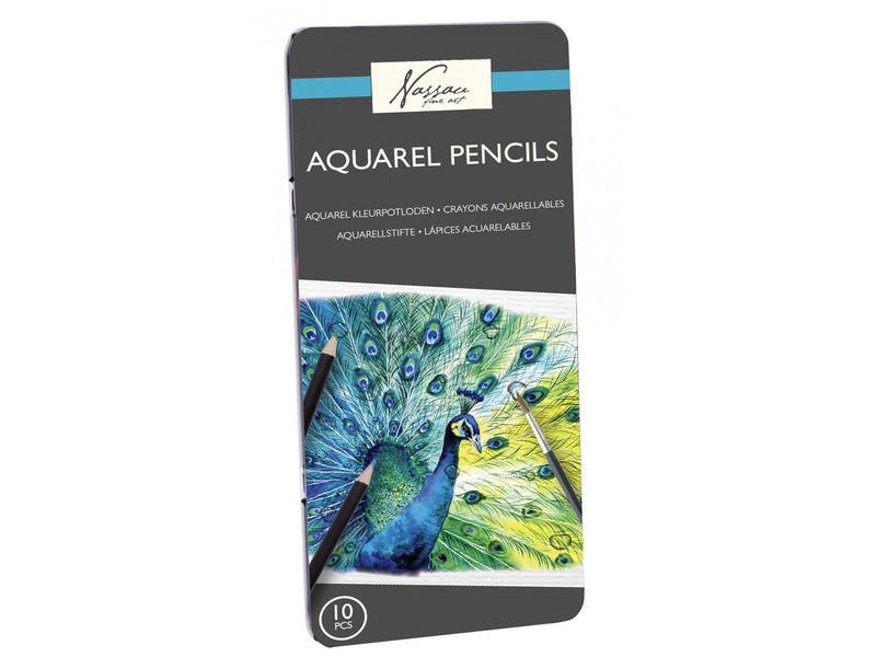 Creative Craft Group Watercolor pencils 10 pcs. ass. in metal box