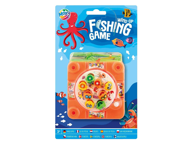 Creative Craft Group - Wind-up Fishing Game Orange