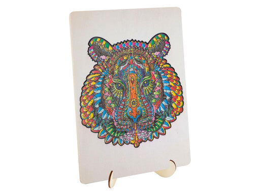 Creative Craft Group Wooden Jigsaw Puzzle Tiger 130pcs. 2D Puzzles