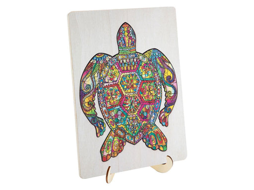 Creative Craft Group Wooden Jigsaw Puzzle Turtle 130 pcs. 2D Puzzles