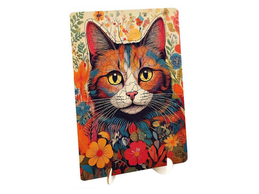 Creative Craft Group Wooden Puzzle Cat - Unique Shapes - 130 pcs. Holz