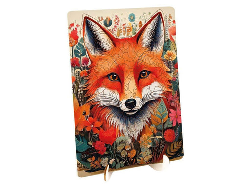 Creative Craft Group Wooden Puzzle Fox - Unique Shapes - 130 pcs. Holz