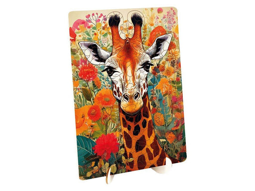 Creative Craft Group Wooden Puzzle Giraffe - Unique Shapes - 130 pcs. Holz