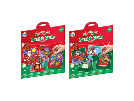 Creative Craft Group Xmas 4 Scratch Cards
