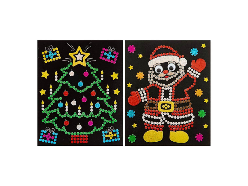 Creative Craft Group Xmas Holographic Dots Sticker Set