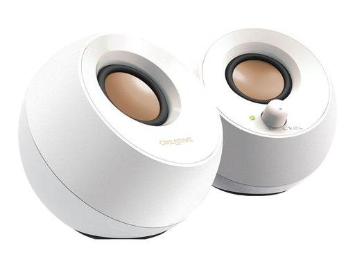 Creative Pebble - 2.0 PC-Lautsprecher - Weiß