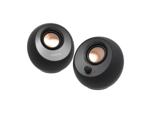 Creative Pebble V3 - Black - Bluetooth - 2.0 PC-Lautsprecher - Schwarz