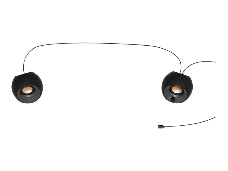 Creative Labs Creative Pebble V3 - Lautsprecher - für PC - 2.0-Kanal - kabellos - Bluetooth - USB - 8 Watt (Gesamt)