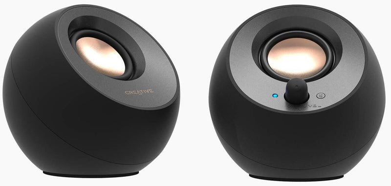 Creative Labs Creative Pebble V3 - Lautsprecher - für PC - 2.0-Kanal - kabellos - Bluetooth - USB - 8 Watt (Gesamt)