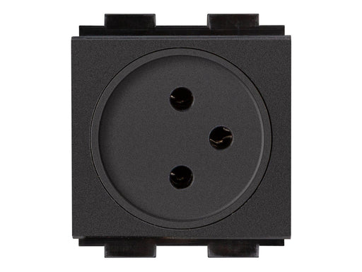 Crestron Electronics Crestron FT2A-PWR-IS Series FT2A-PWR-IS-1-BASIC - power socket mechanism - Israel - 1 power socket - black