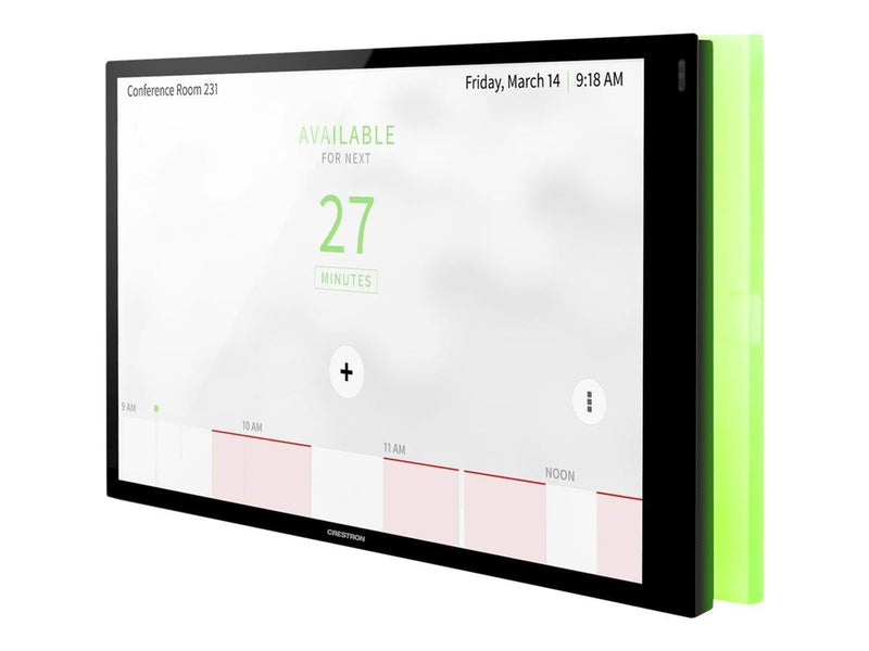 Crestron Electronics Crestron Room Scheduling Touch Screen TSS-1070-B-S-LB KIT - room manager - Bluetooth 802.11a/b/g/n/ac - smooth black - Max - recommended for