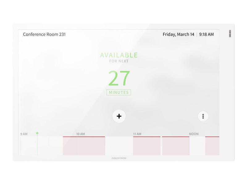Crestron Electronics Crestron Room Scheduling Touch Screen TSS-1070-W-S - room manager - Bluetooth 802.11a/b/g/n/ac - smooth white - Max - recommended for
