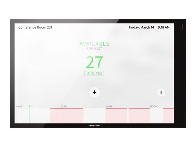 Crestron Electronics Crestron TSW-1070-B-S - control panel with touch screen - Bluetooth 802.11a/b/g/n/ac - smooth black
