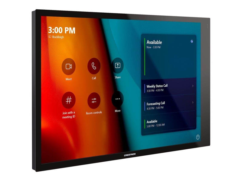 Crestron Electronics Crestron TSW-1070-B-S - control panel with touch screen - Bluetooth 802.11a/b/g/n/ac - smooth black