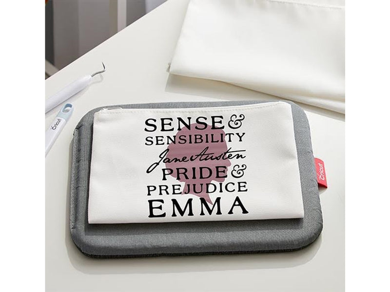 Cricut Cosmetic Bag Blanks printable textile