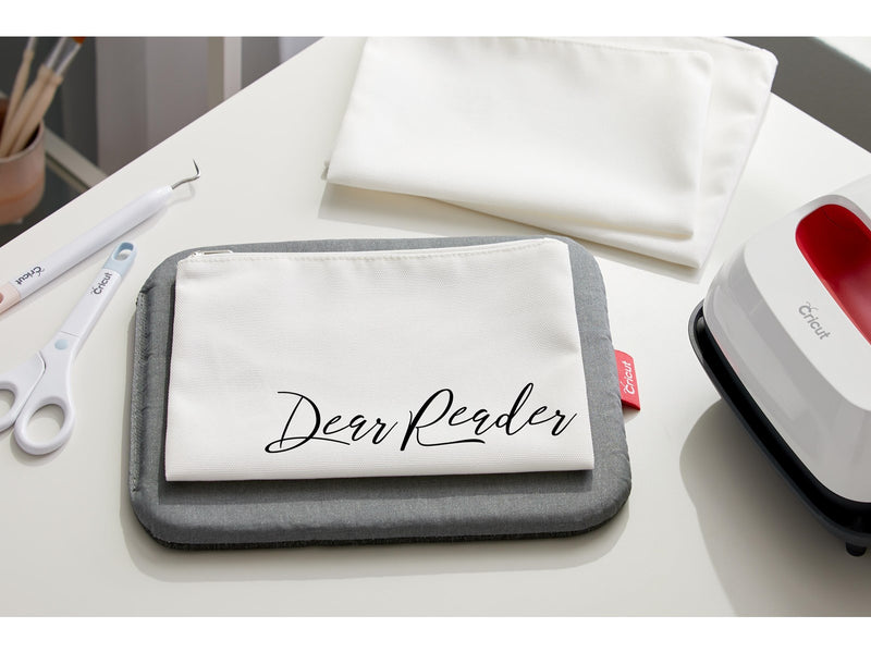 Cricut Cosmetic Bag Blanks printable textile