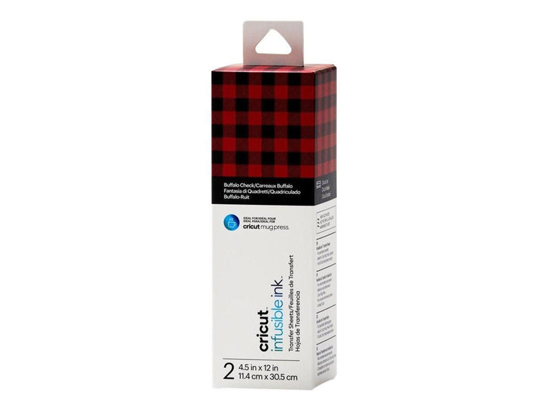 Cricut Infusible Ink - transfer paper - 114 x 305 mm - 2 sheets - buffalo check