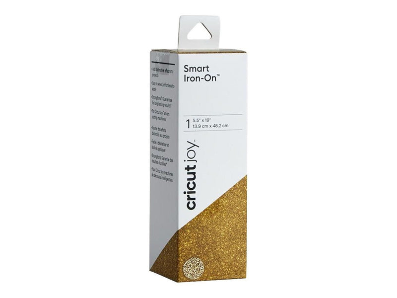 Cricut Joy Smart Iron-On - craft material - 13.9 x 48.2 cm - glitter gold