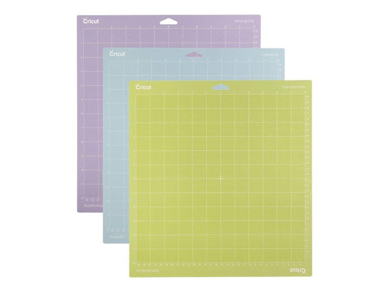 Cricut Machine Mat Variety Pack - cutting mat set - 3 pieces - 30.5 x 30.5 cm