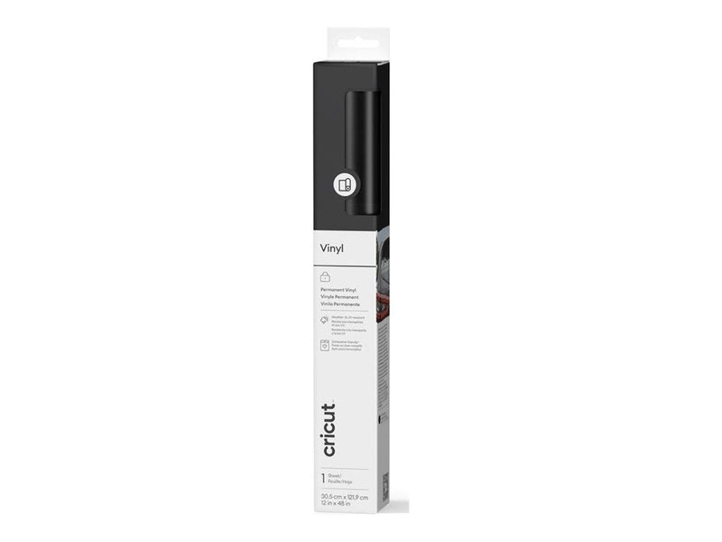 Cricut Premium Vinyl - craft material - 30.5 x 121.9 cm - black - vinyl
