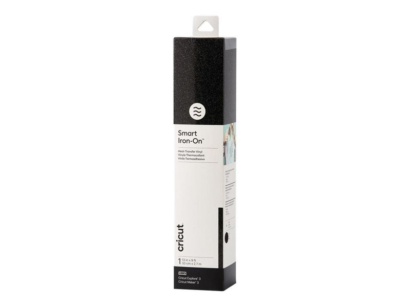 Cricut Smart Iron-On - craft material - 33 cm x 2.7 m - black - vinyl