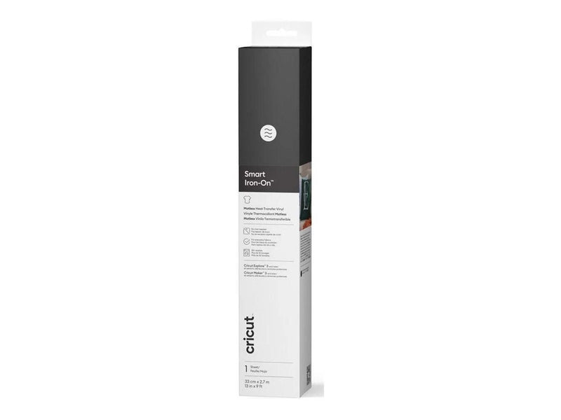 Cricut Smart Iron-On - craft material - 33 cm x 2.7 m - black - vinyl