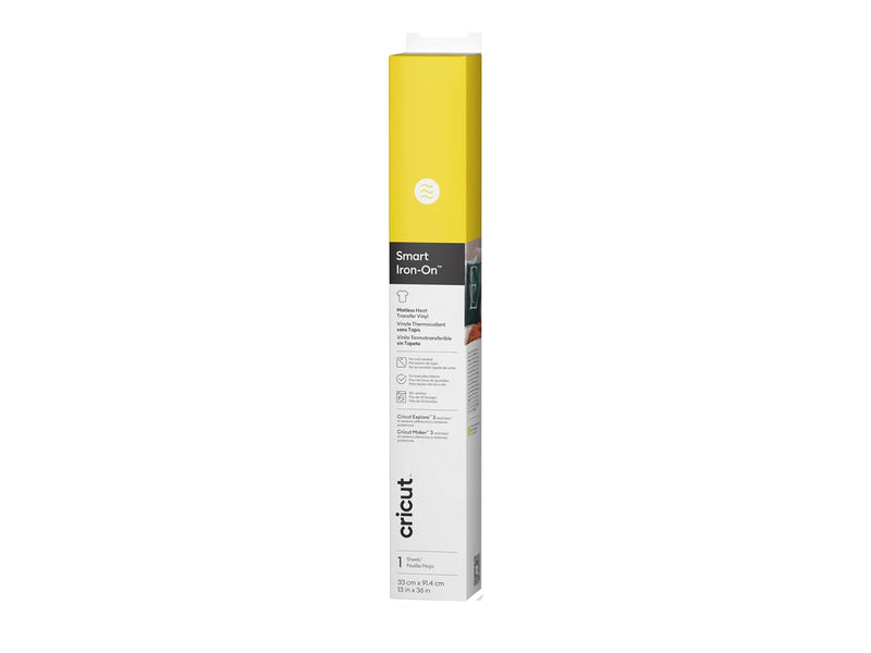 Cricut Smart Iron-On - heat transfer material - 33 x 91.4 cm - yellow
