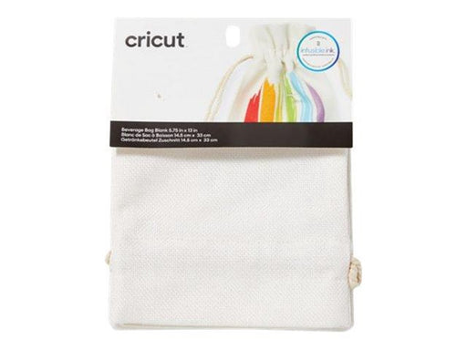 Cricut - unfinished wine bottle bag - 15 x 33 cm - blank - polyester canvas