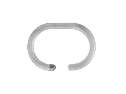 Croydex C-shaped shower curtain rings - Transparent - 12 pcs.