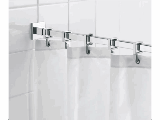 Croydex Elegante quadratische Duschvorhangstange