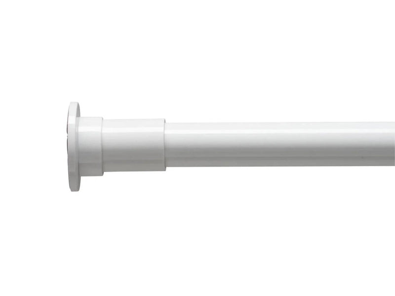 Croydex Self-Supporting Curtain Rod White - max 120 cm
