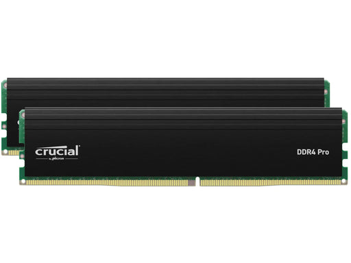 Crucial PRO DDR4-3200 - 32GB - CL22 - Dual Channel (2 pcs) - Intel XMP - Schwarz