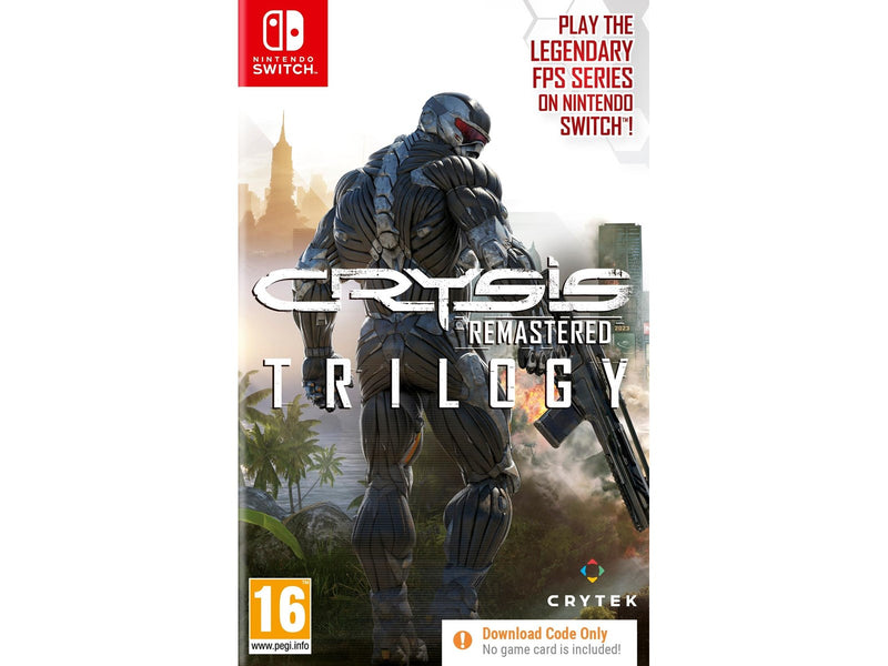 Crysis Remastered Trilogy (Code in a Box) - Nintendo Switch - FPS - PEGI 16
