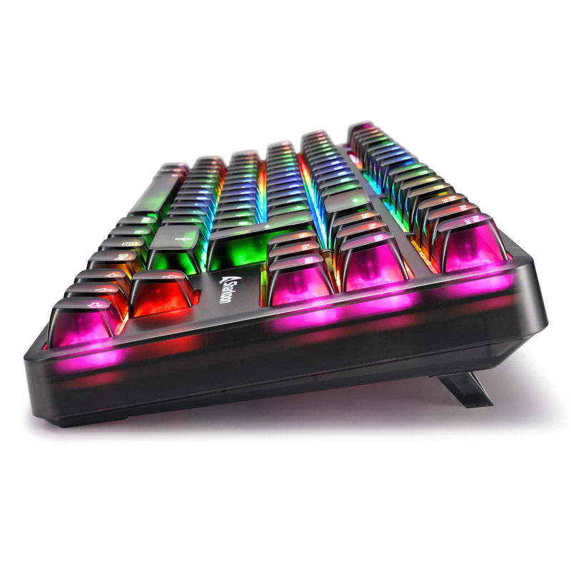 Sharkoon Crystal Shark mechanische Gaming-Tastatur, schwarz