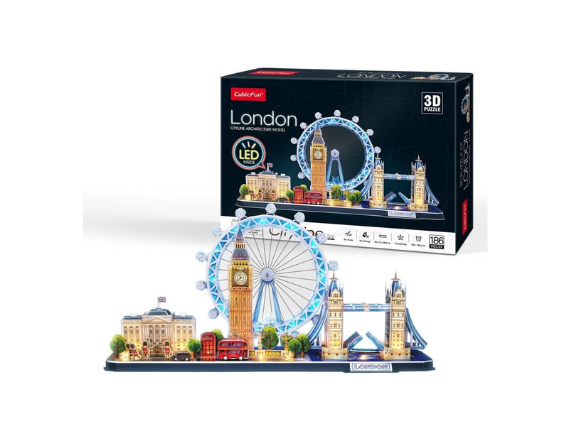 Cubic Fun 3D Puzzle City Line London LED 107pcs. 3D Puzzle