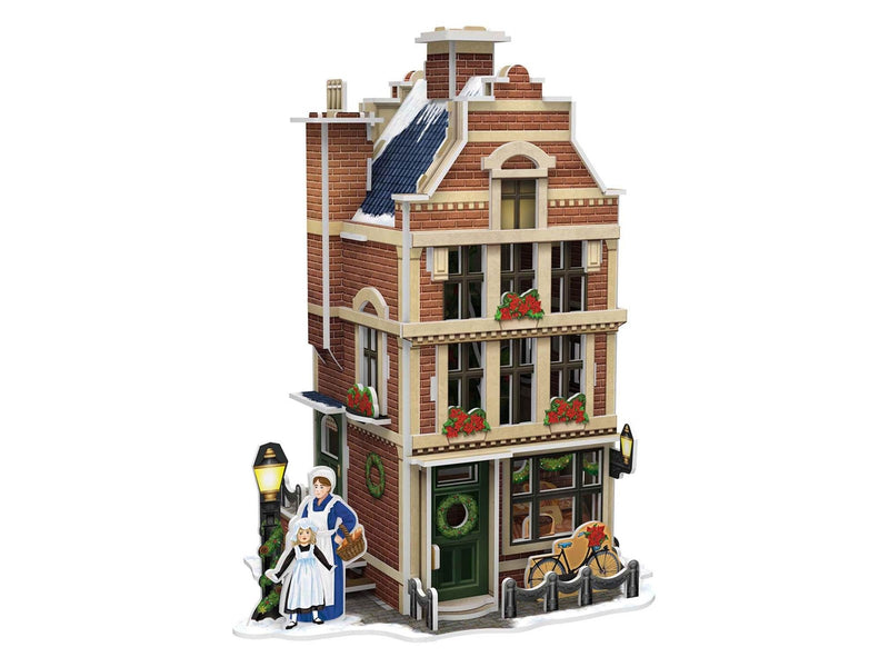 Cubic Fun 3D Puzzle Dutch Bakery with LED Lighting 3D Puzzle
