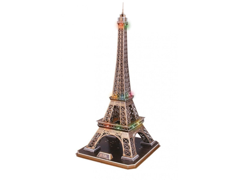 Cubic Fun 3D Puzzle Eiffel Tower with LED Lighting 3D Puzzle