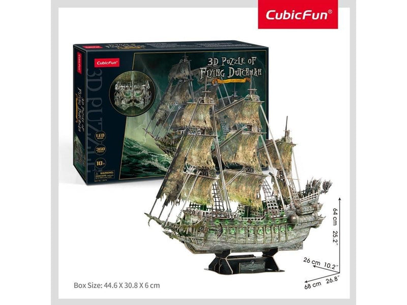 Cubic Fun 3D Puzzle Flying Dutchman with LED Lighting 3D Puzzle