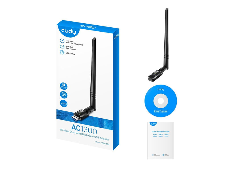 Cudy WU1400 USB Wi-Fi 5 Adapter