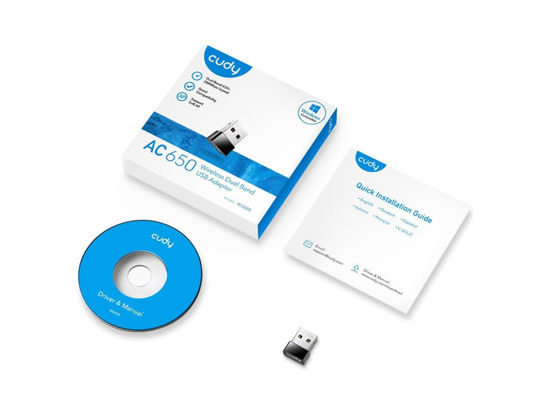 Cudy WU650 USB Wi-Fi 5 Adapter
