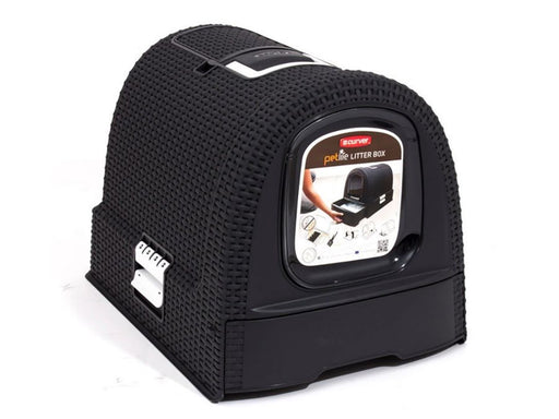 Curver cat litter box - black