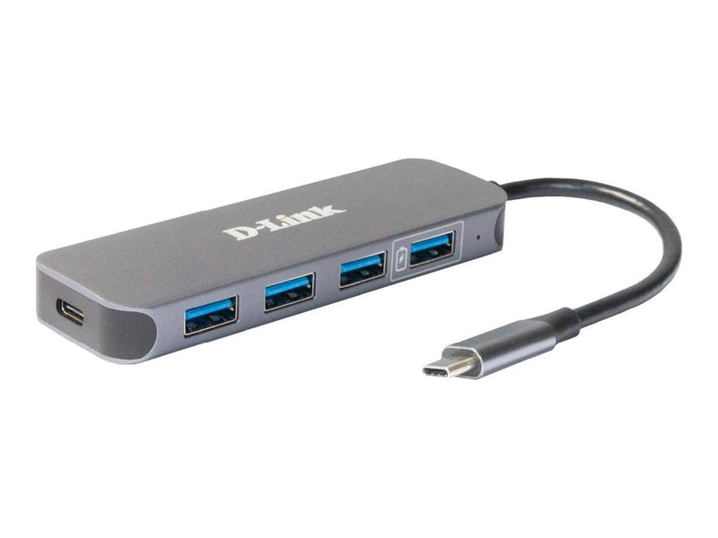 D-Link DUB-2340 - hub - 5 ports USB-Hubs - 5 - Grau