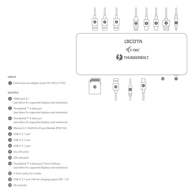 DICOTA i-tec - Dockingstation