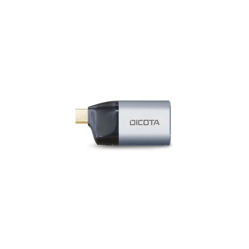 DICOTA Mini-Adapter USB-C zu Ethernet mit Power Delivery