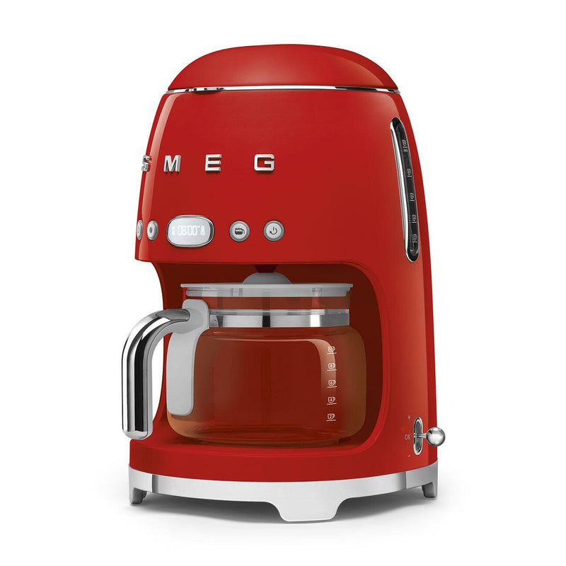 SMEG Filter-Kaffeemaschine 50's Style DCF02RDEU, rot