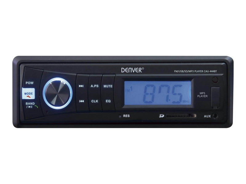 DENVER CAU-444BT - Car - digital receiver - in-dash unit - Single-DIN - Autoradio
