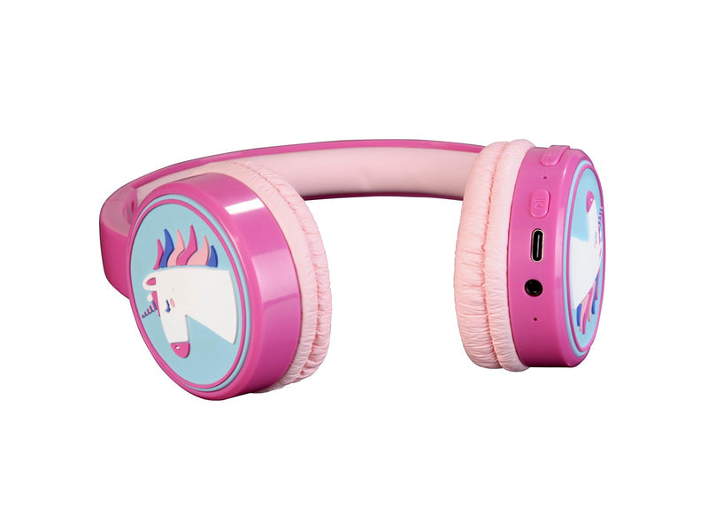 DENVER Kabelloser Kinderkopfhörer - 85dB Max - Rosa