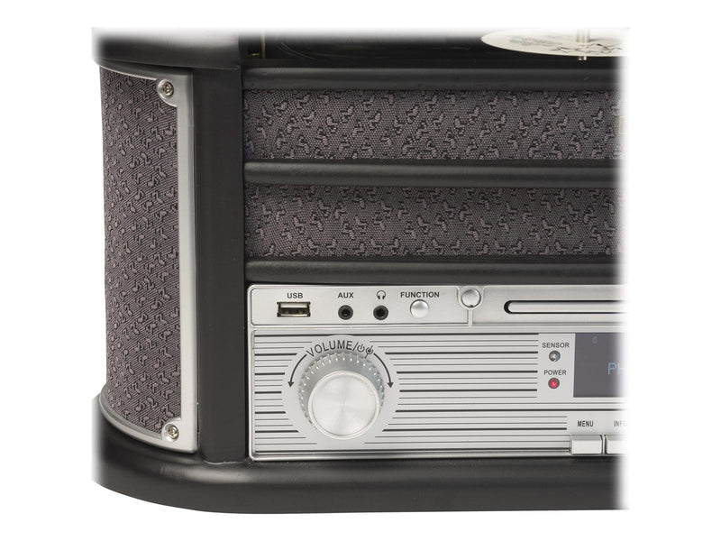 DENVER MRD-51 - Retro music system - LP - CD - FM - DAB - Black